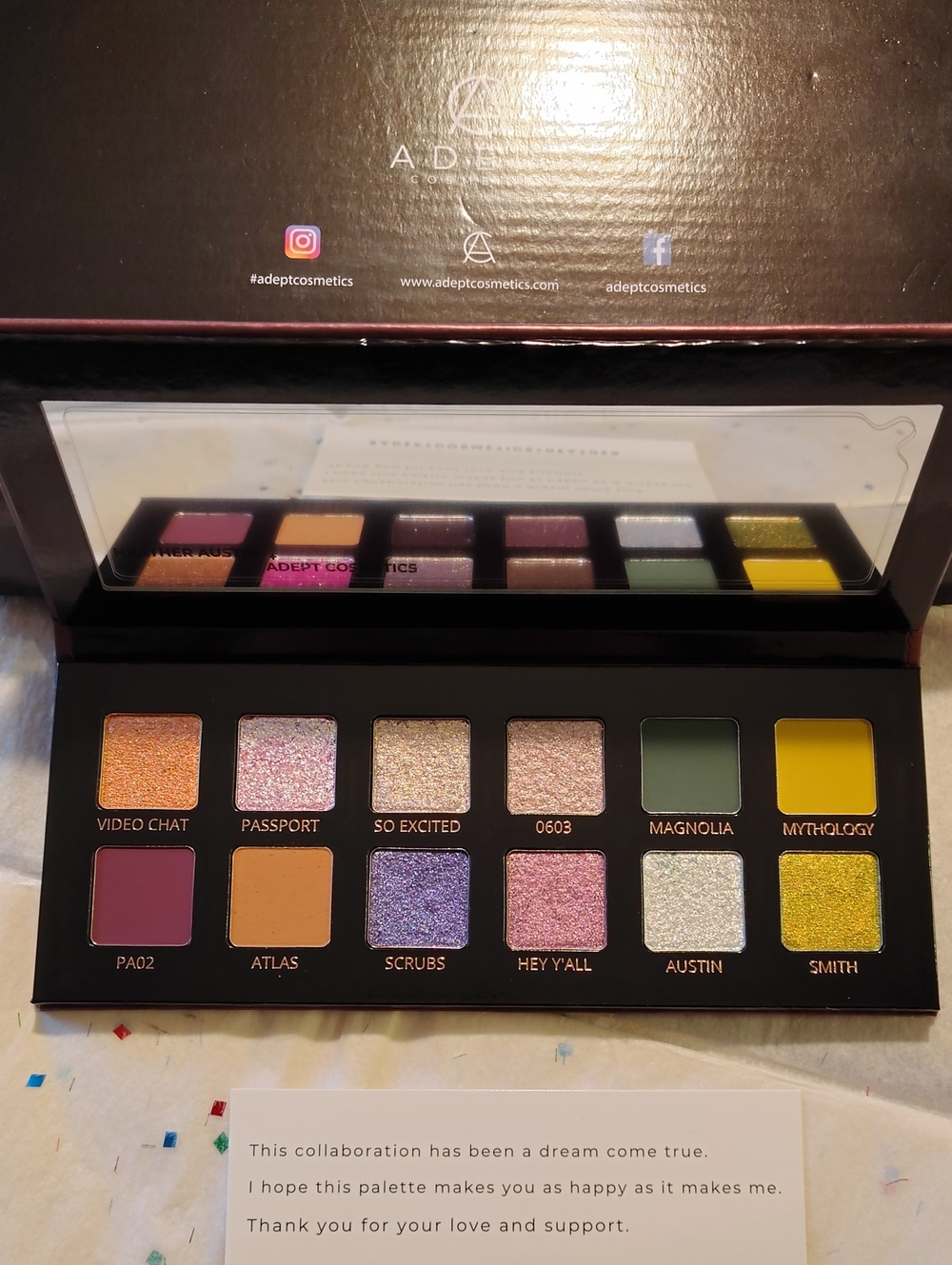 NIB HEATHER AUSTIN EYE PALETTE